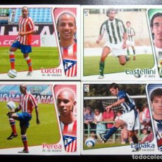 Cromos de Fútbol: EDICIONES ESTE 2004-05 ULTIMOS FICHAJES COLOCA SIN PEGAR PEREA LUCCIN CASTELLINI LABAKA