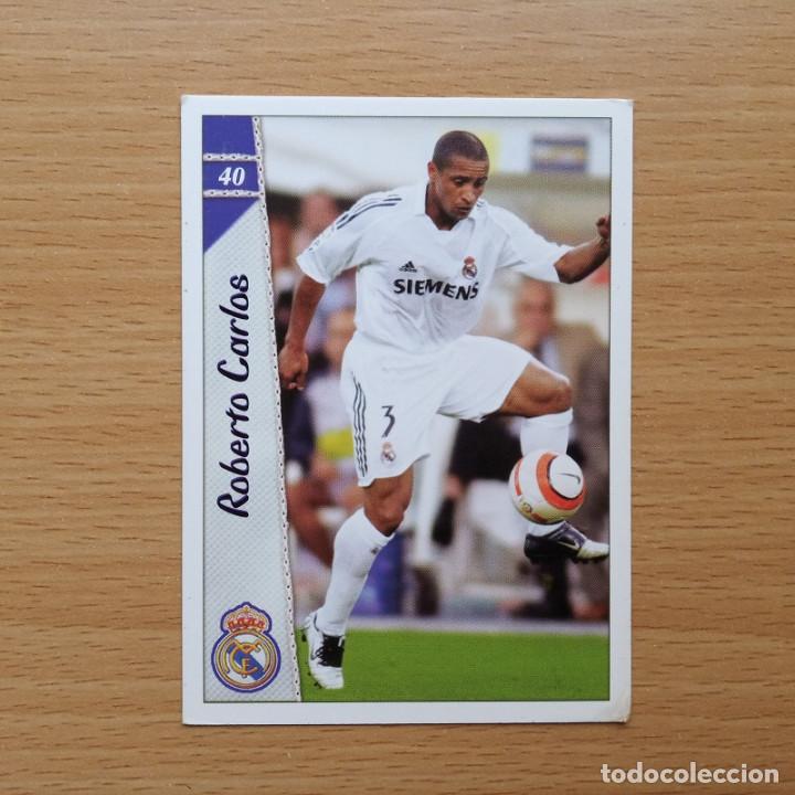 Carte Mundicromo Roberto Carlos - Real Madrid - Top Liga 2002 - Futebol