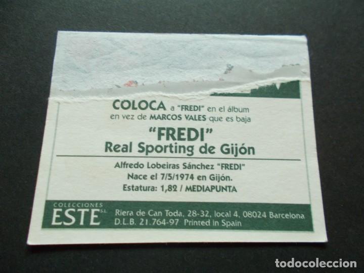 Cromos de f&uacute;tbol: ESTE 97-98  COLOCA  FREDI  SPORTING  VENTANILLA - Foto 2