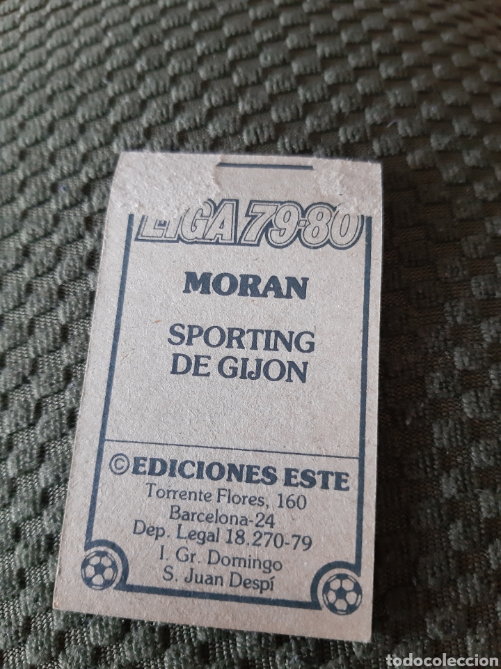 Cromos de f&uacute;tbol: EDICIONES ESTE 79 80 MOR&Aacute;N SPORTING GIJON - Foto 2