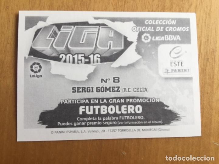 Cromos de f&uacute;tbol: Este 15-16 Sergi G&oacute;mez nunca pegado - Foto 2