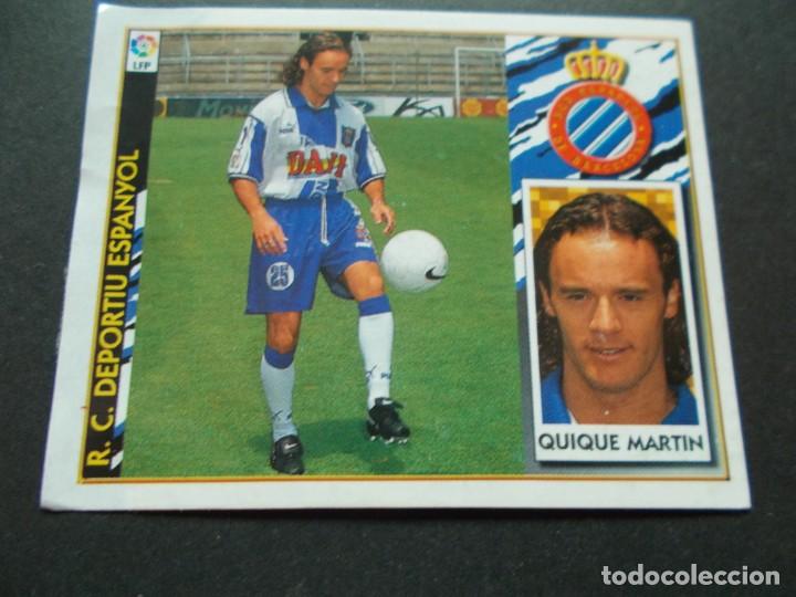 Cromos de f&uacute;tbol: ESTE  97-98  COLOCA  QUIQUE MARTIN  ESPA&Ntilde;OL  VENTANILLA - Foto 1