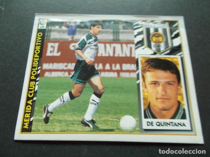Cromos de f&uacute;tbol: ESTE 97-98  COLOCA  DE QUINTANA  MERIDA  VENTANILLA - Foto 1