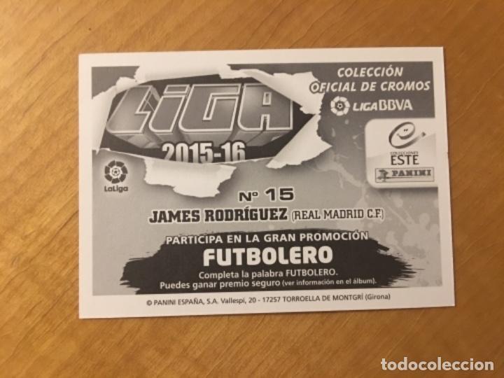 Cromos de f&uacute;tbol: Este 15-16 James Rodr&iacute;guez nunca pegado - Foto 2