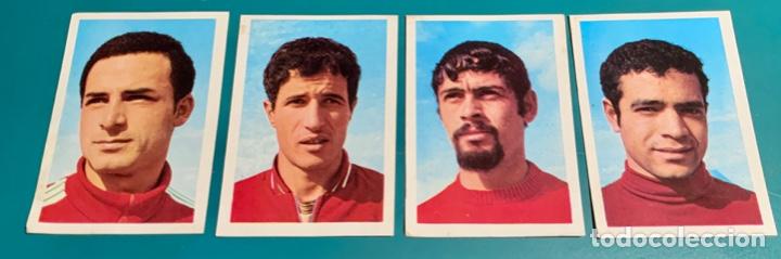 Cromos de F&uacute;tbol: LOTE DE 4 CROMOS F&Uacute;TBOL ASES DEL IX MUNDIAL DE F&Uacute;TBOL SELECCI&Oacute;N MARRUECOS  NUNCA PEGADOS