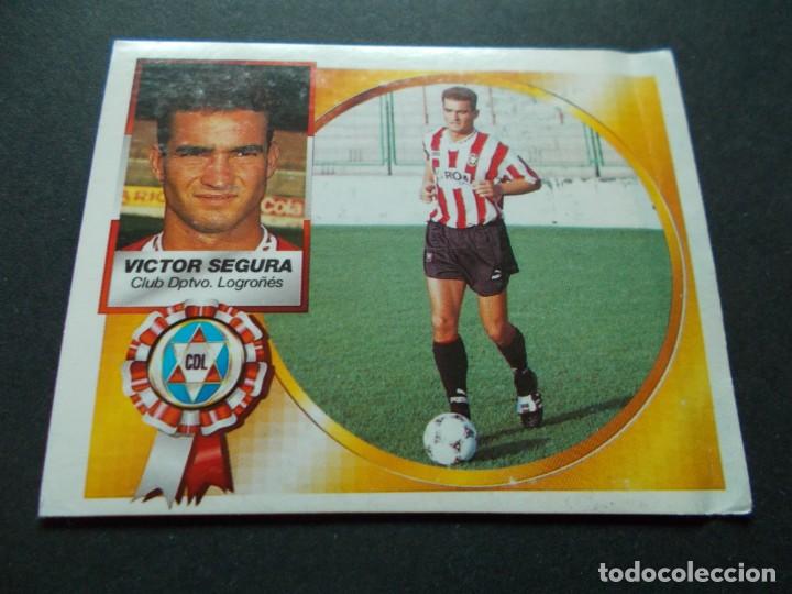 Cromos de f&uacute;tbol: ESTE 94-95  COLOCA  VICTOR SEGURA  LOGRO&Ntilde;ES  VENTANILLA - Foto 1
