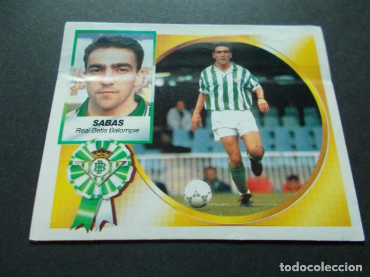 Cromos de f&uacute;tbol: ESTE 94-95  U.F N&ordm;4  SABAS  BETIS  VENTANILLA - Foto 1