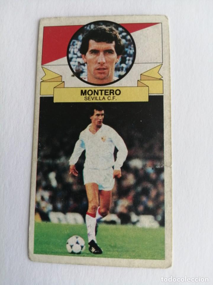 Cromos de f&uacute;tbol: Este 85 86 montero del sevilla - nunca pegado - Foto 1
