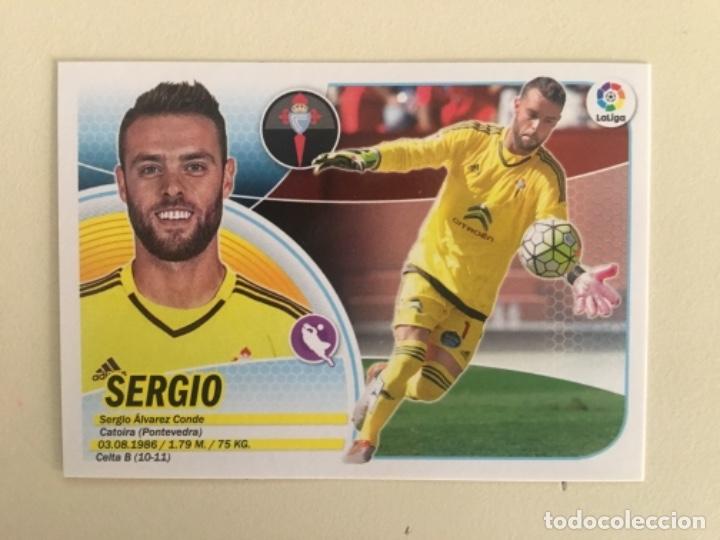 Cromos de f&uacute;tbol: Este 16-17 Sergio logo redondo sin pegar - Foto 1