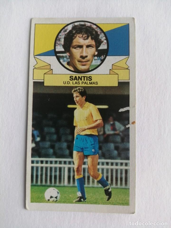 Cromos de f&uacute;tbol: Este 85 86 santis de las palmas nunca pegado - Foto 1