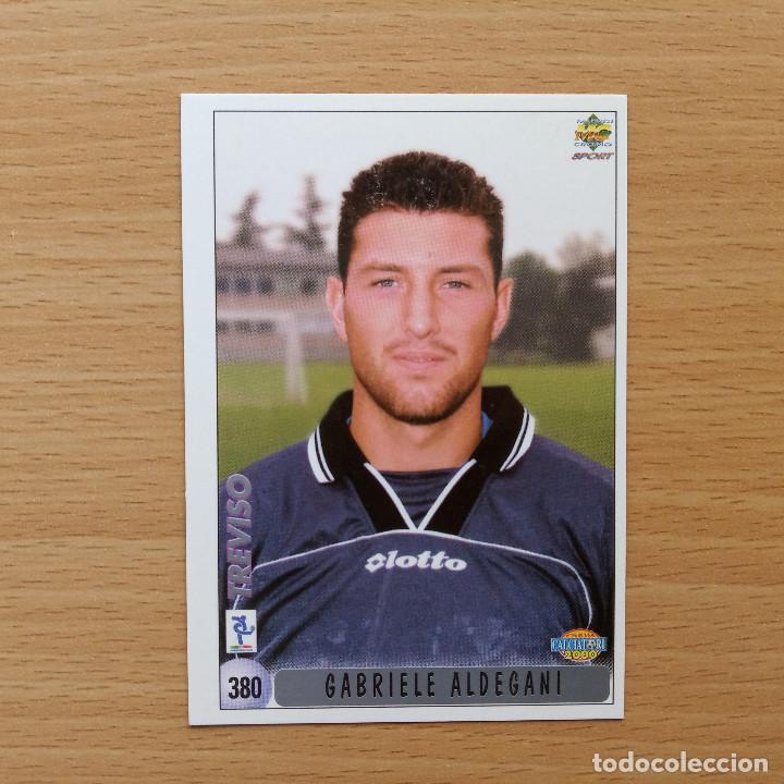Fu&szlig;ball-Sticker: 380 ALDEGANI / PIANU - TREVISO MUNDICROMO CALCIATORI 2000 1999 ITALIA 99 00