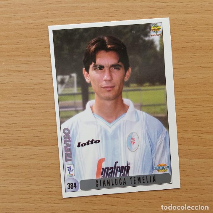 Fu&szlig;ball-Sticker: 384 RAREZA TEMELIN / BOSI - TREVISO MUNDICROMO CALCIATORI 2000 1999 ITALIA 99 00