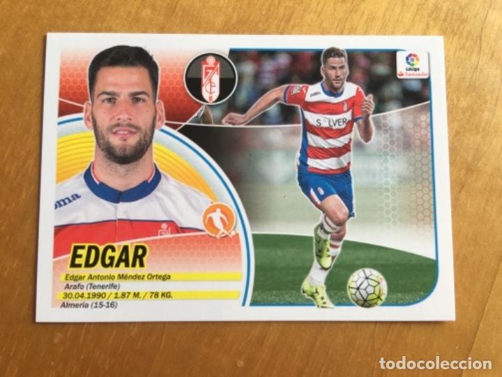 Cromos de f&uacute;tbol: Este 16-17 Edgar logo Santander sin pegar - Foto 1