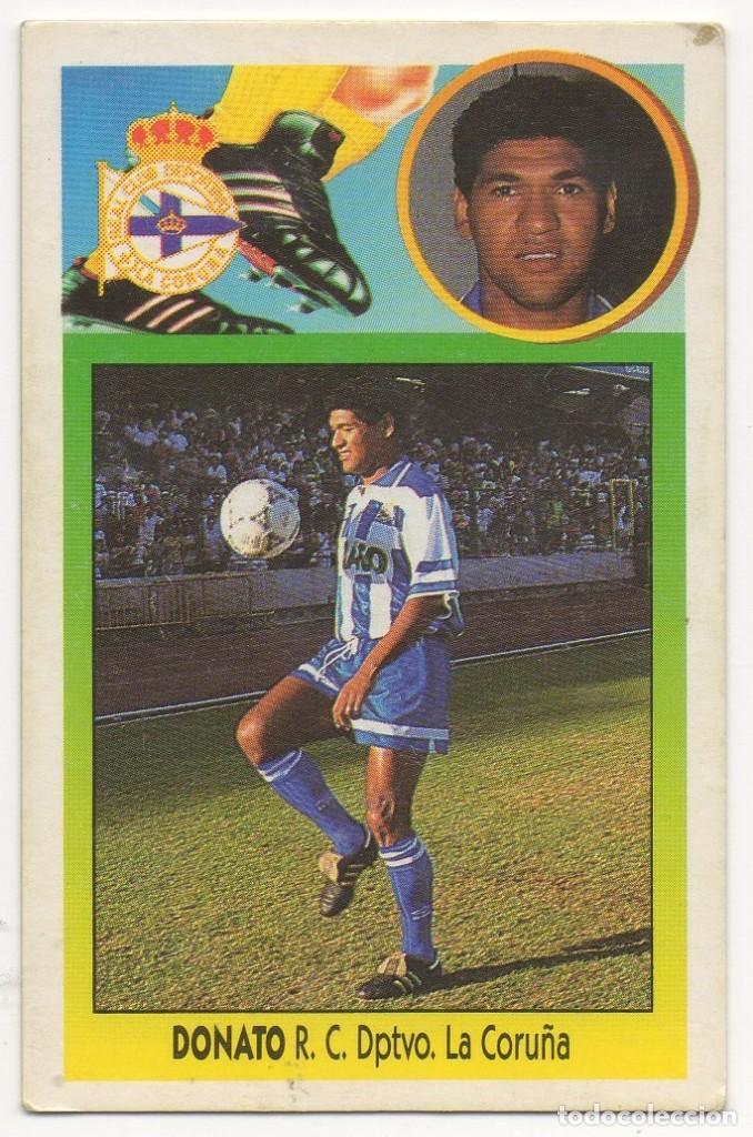 Cromos de f&uacute;tbol: ESTE 93-94 COLOCA DONATO. NUNCA PEGADO. - Foto 1