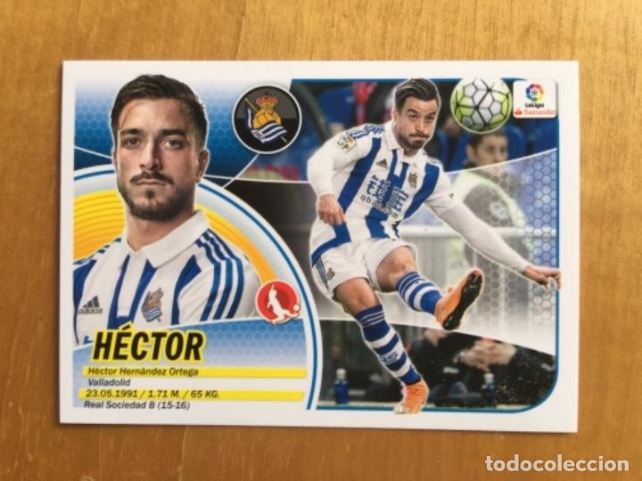Cromos de f&uacute;tbol: Este 16-17 Hector logo Santander sin pegar - Foto 1