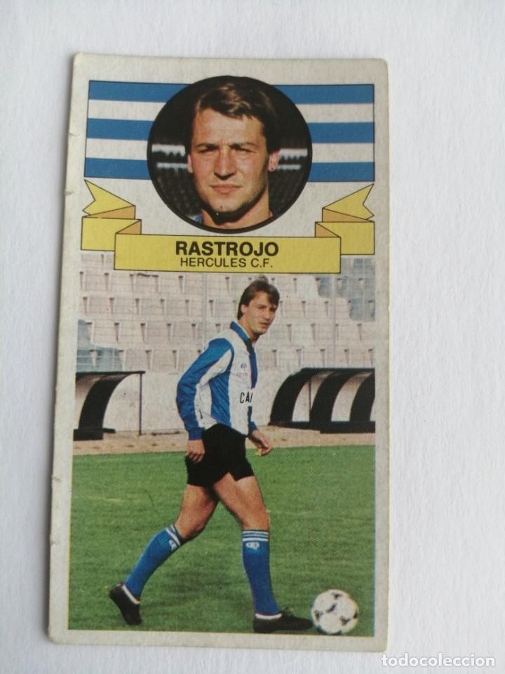 Cromos de f&uacute;tbol: Este 85 86 rastrojo del hercules nunca pegado - Foto 1