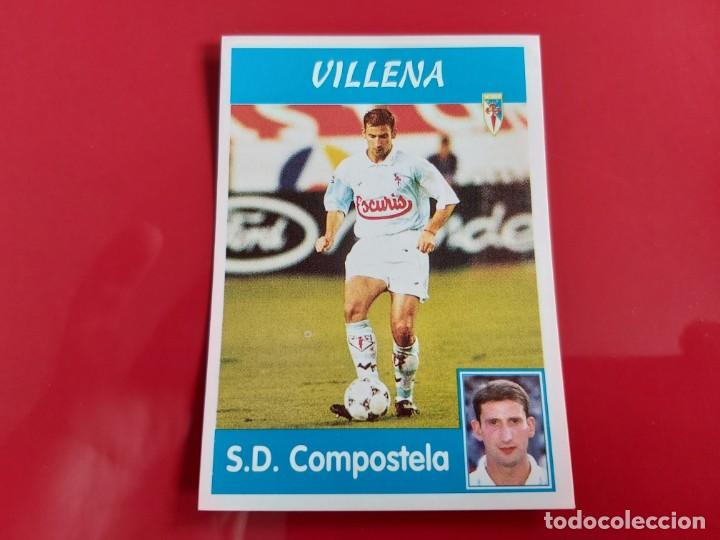 Cartes &agrave; collectionner de Football: LIGA 1997 1998 97 98 CROMOS FUTBOL PANINI N&ordm;163 VILLENA COMPOSTELA SIN PEGAR