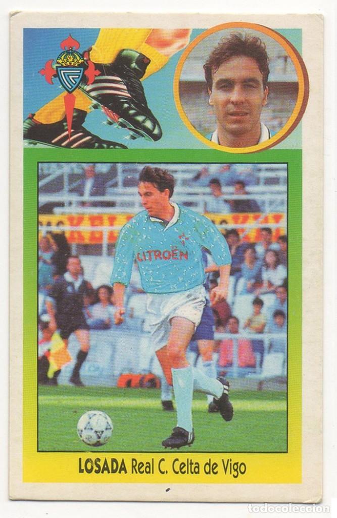 Cromos de f&uacute;tbol: ESTE 93-94 COLOCA LOSADA. NUNCA PEGADO. - Foto 1