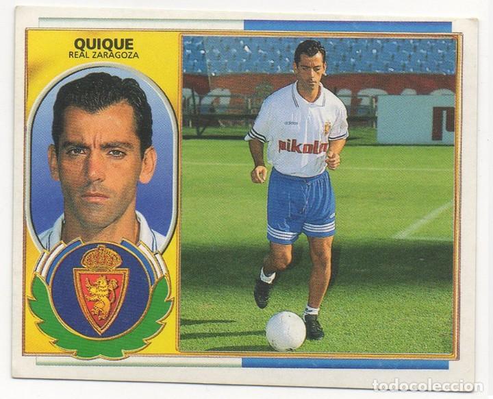 Cromos de f&uacute;tbol: ESTE 96-97 COLOCA QUIQUE. NUNCA PEGADO. - Foto 1
