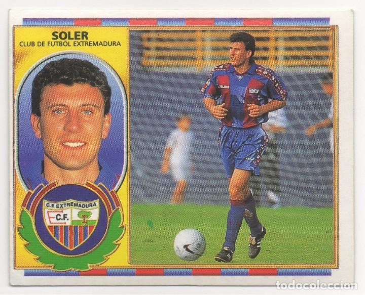Cromos de f&uacute;tbol: ESTE 96-97 COLOCA SOLER. NUNCA PEGADO. - Foto 1