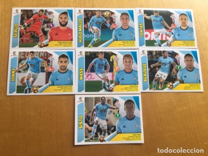 Cromos de f&uacute;tbol: Este 17-18 lote 7 cromos Celta sin pegar - Foto 1