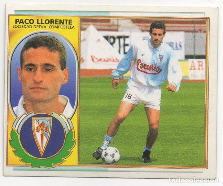 Cromos de f&uacute;tbol: ESTE 96-97 PACO LLORENTE. NUNCA PEGADO. - Foto 1