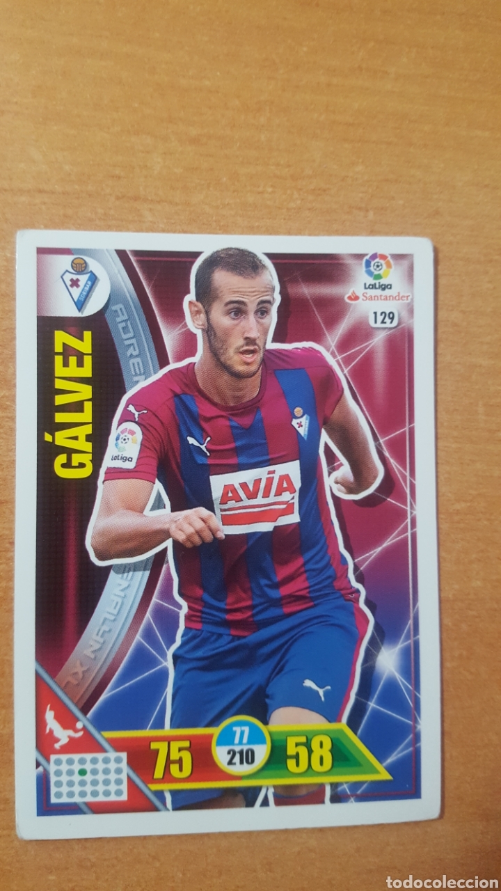 Cromos de f&uacute;tbol: ADRENALYN PANINI 2016-17 EIBAR GALVEZ 129 - Foto 1