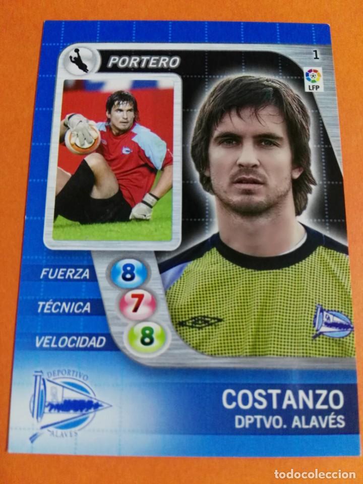 Cromos de F&uacute;tbol: Cromo f&uacute;tbol derby total 2005 06 panini N&deg; 1 costanzo alav&eacute;s