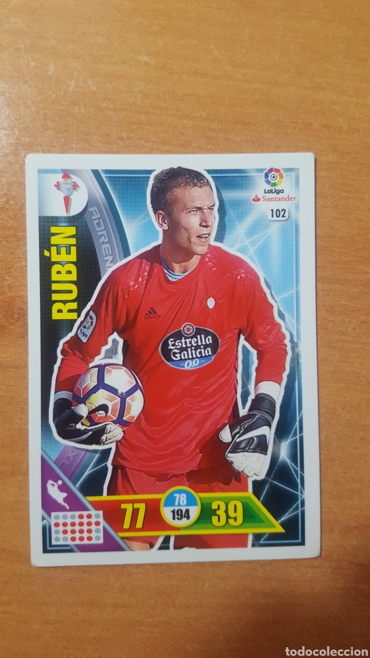 Cromos de f&uacute;tbol: ADRENALYN PANINI 2016-17 CELTA RUBEN 102 - Foto 1