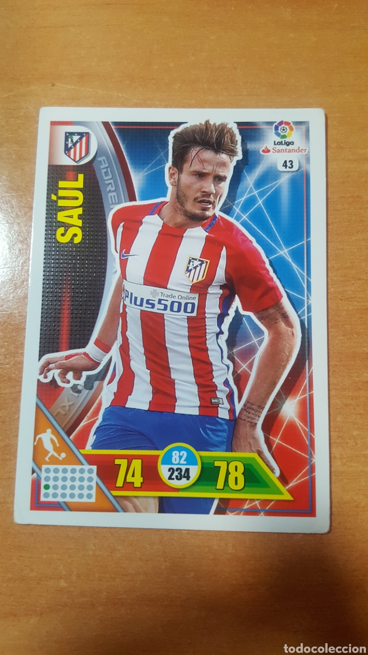 Fu&szlig;ball-Sticker: ADRENALYN PANINI 2016-17 ATM SAUL 43