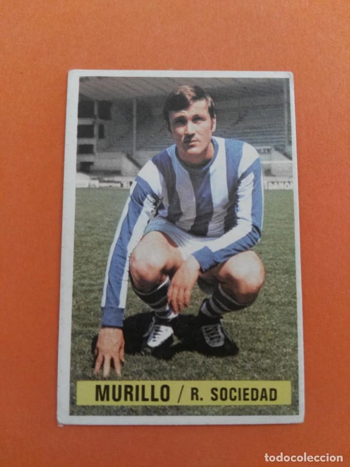 Cromos de F&uacute;tbol: Cromo f&uacute;tbol liga este 1974 1975 sin pegar R. Sociedad Murillo