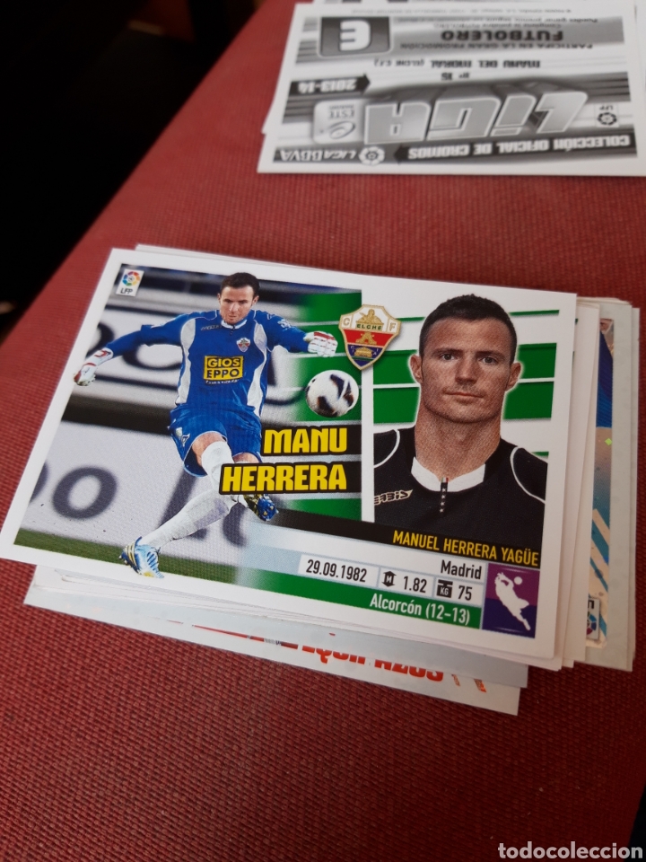Cromos de f&uacute;tbol: HERRERA ELCHE este 2013 2014 13 sin pegar - Foto 1