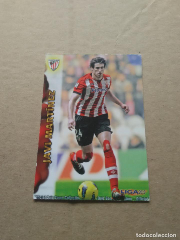 Cromos de f&uacute;tbol: N&ordm; 254 JAVI MARTINEZ BAJA ATHLETIC CLUB BILBAO - CROMO F&Uacute;TBOL FICHAS LIGA 2012-2013 MUNDICROMO 12-13