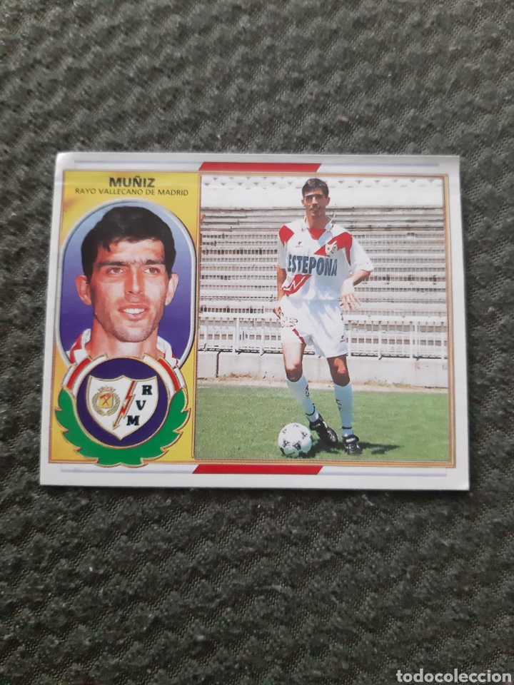 Cromos de f&uacute;tbol: EDICIONES ESTE 96 97 MU&Ntilde;IZ RAYO VALLECANO - Foto 1