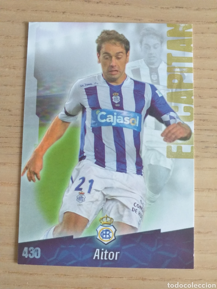 Football Stickers: F&Uacute;TBOL CROMO N&ordm; 430 AITOR MATE PUNTAS CUADRADAS RECREATIVO HUELVA MUNDICROMO 2008 2009