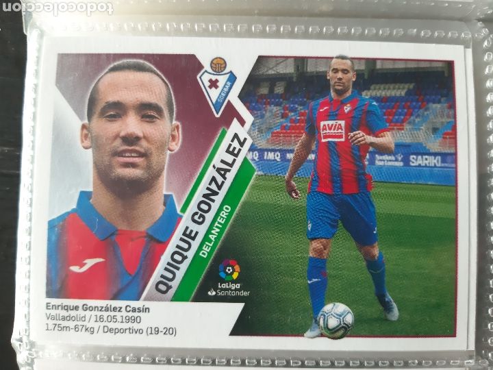 Cromos de f&uacute;tbol: EDICIONES ESTE 2010 2020 QUIQUE GONZ&Aacute;LEZ EIBAR FICHAJE - Foto 1