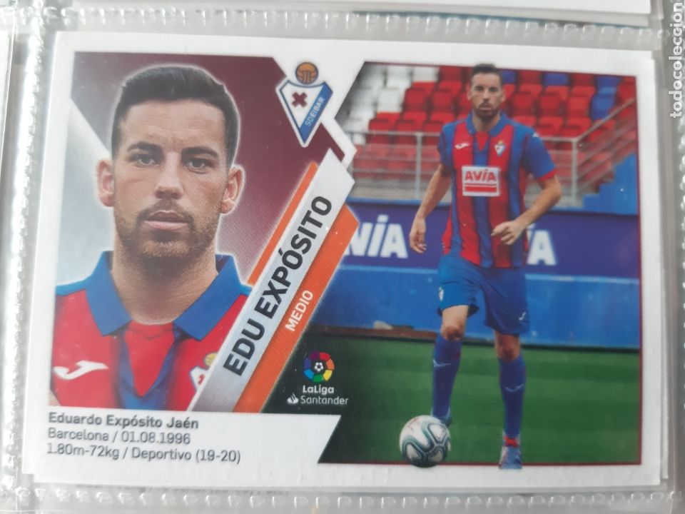 Cromos de f&uacute;tbol: EDICIONES ESTE 2010 2020 EDU EXP&Oacute;SITO EIBAR FICHAJE - Foto 1