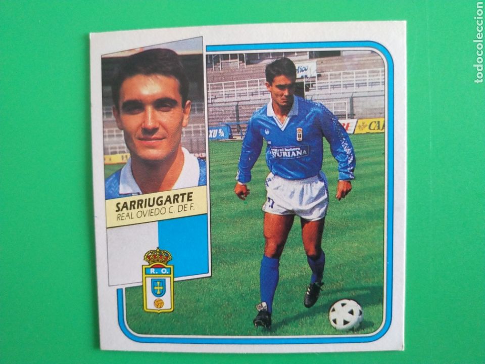 Football Stickers: Cromo coloca Sarriugarte liga este 89 90 1989 1990