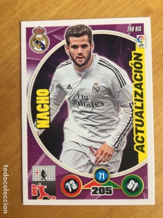 Cromos de f&uacute;tbol: Adrenalyn 14-15 Nacho - Foto 1