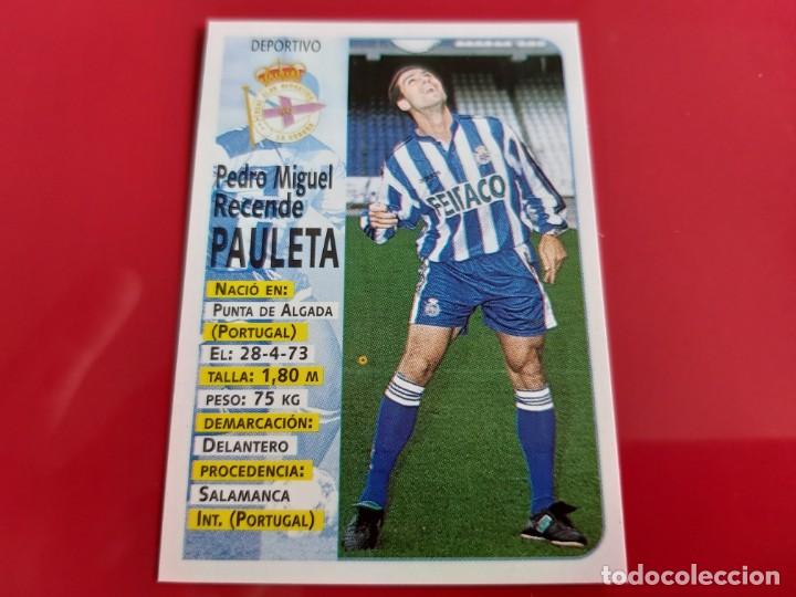 Football Stickers: LIGA 1998 1999 98 99 CROMOS FUTBOL PANINI N&ordm;398 PAULETA-DEPORTIVO ULTIMOS FICHAJES SIN PEGAR
