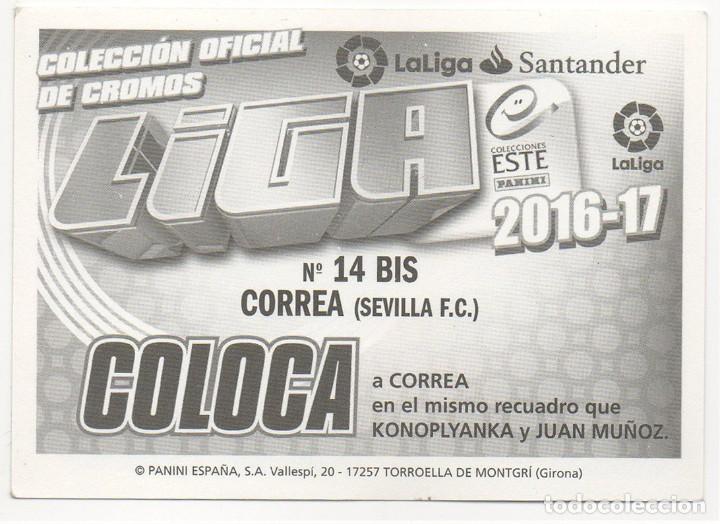 Cromos de f&uacute;tbol: ESTE 16-17 COLOCA CORREA. NUNCA PEGADO. - Foto 2