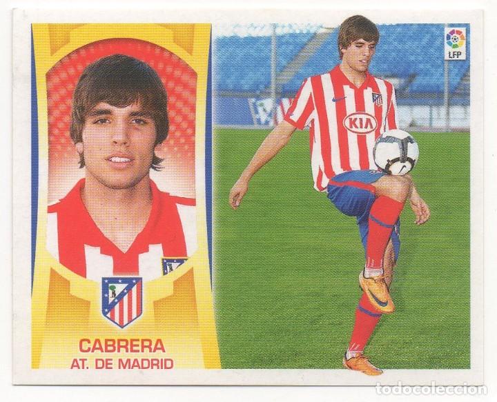 Cromos de f&uacute;tbol: ESTE 09-10 CABRERA. NUNCA PEGADO. - Foto 1
