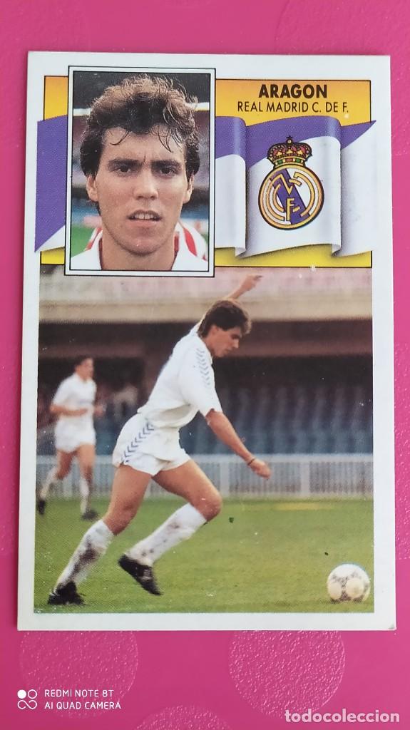 Cromos de Futebol: ARAGON REAL MADRID ESTE 90 91 1990 1991 RECUPERADO