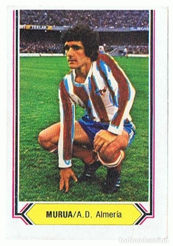 Fu&szlig;ball-Sticker: CROMO CAMPEONATO LIGA 1980 - 1982 MURUA A.D.ALMERIA