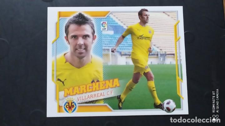 Football Stickers: COLOCA 4 B MARCHENA VILLARRREAL 10 11 2010 2011