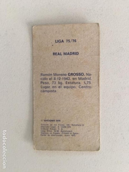 Cromos de f&uacute;tbol: Este 75-76 Grosso nunca pegado - Foto 2