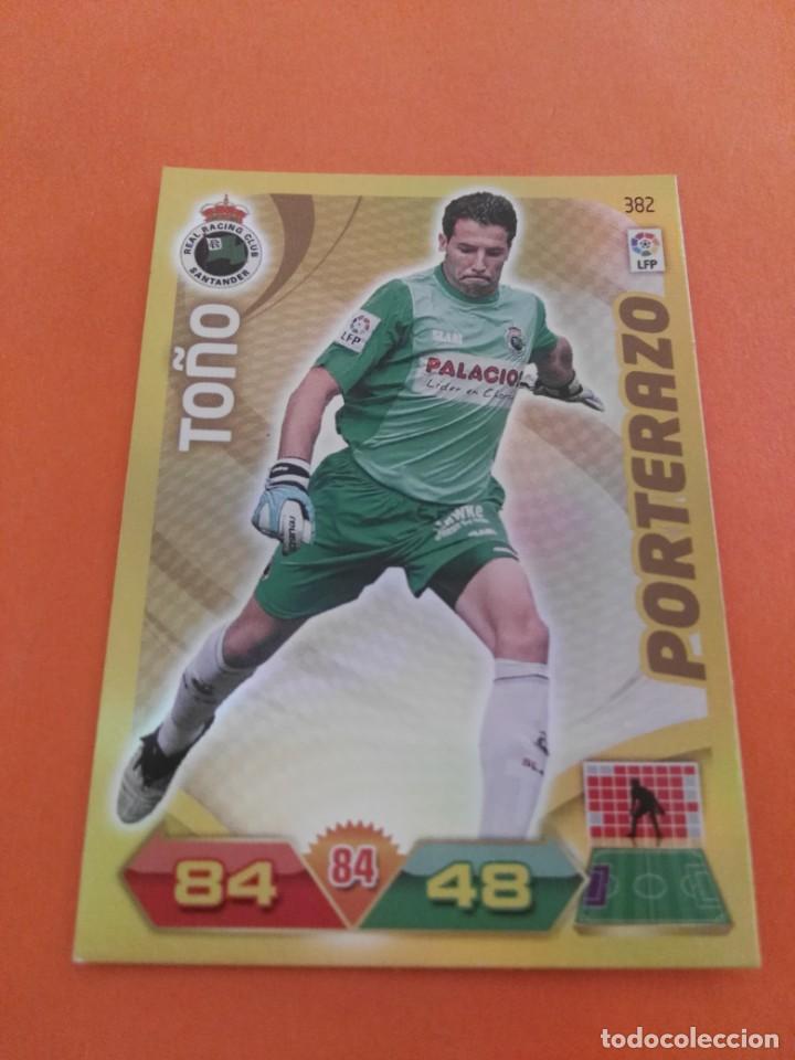 Fu&szlig;ball-Sticker: CROMO F&Uacute;TBOL PANINI ADRENALYN 2011-12 IMPECABLE N&deg; 382 TO&Ntilde;O RACING DE SANTANDER