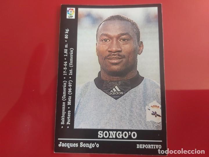 Football Stickers: LIGA 2000 2001 00 01 CROMOS FUTBOL PANINI N&ordm;2 SONGO'O DEPORTIVO DE LA CORU&Ntilde;A SIN PEGAR
