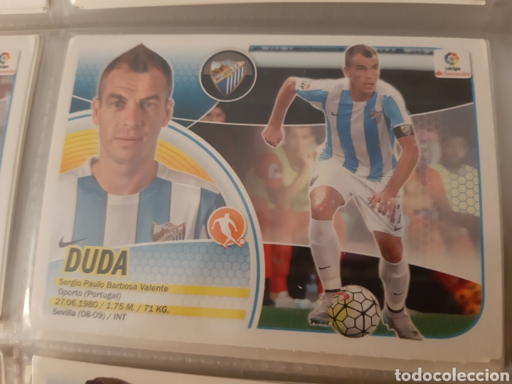 Cromos de f&uacute;tbol: EDICIONES ESTE PANINI 2016 2017 MALAGA DUDA - Foto 1