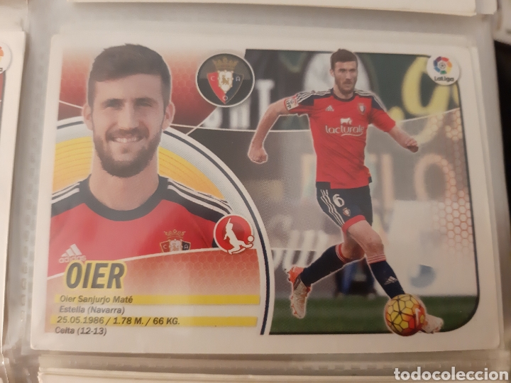 Cromos de f&uacute;tbol: EDICIONES ESTE PANINI 2016 2017 OSASUNA OIER - Foto 1